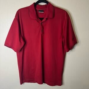 Nike Golf Red Polo Shirt Size M